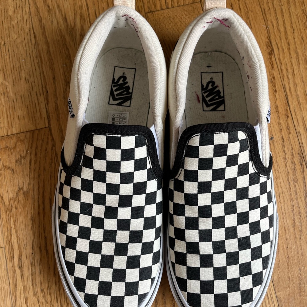 Unisex Vans Classic Slip-On Checkerboard Shoe - Picture 6 of 7